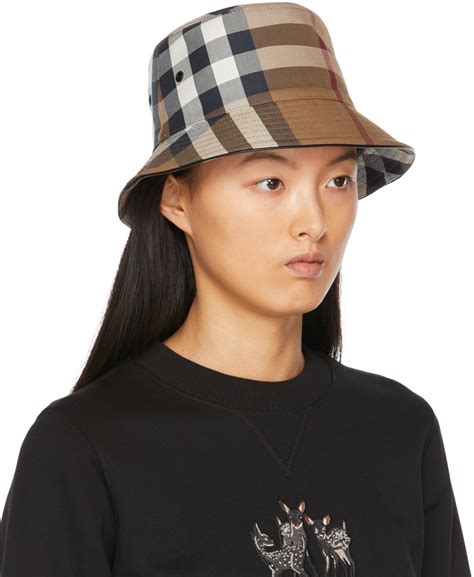 vintage burberry bucket hat|Burberry canvas bucket hat.